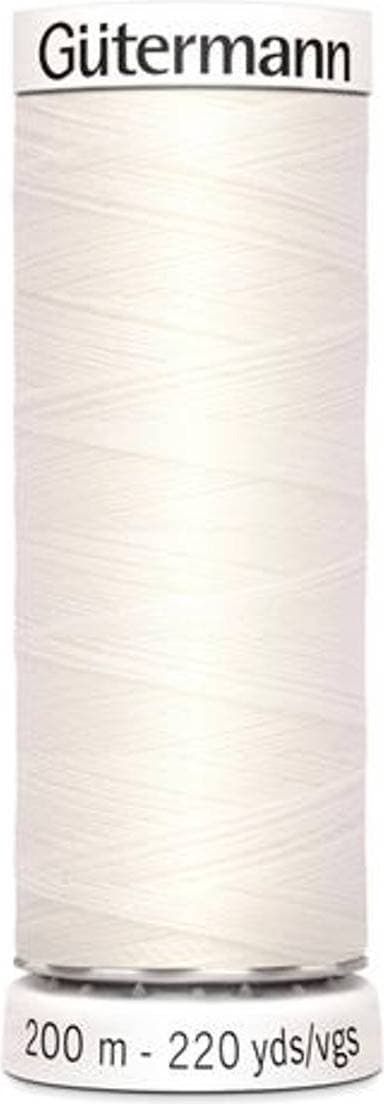 Gutermann Sew All Thread Raw White (Shade 111) 200m