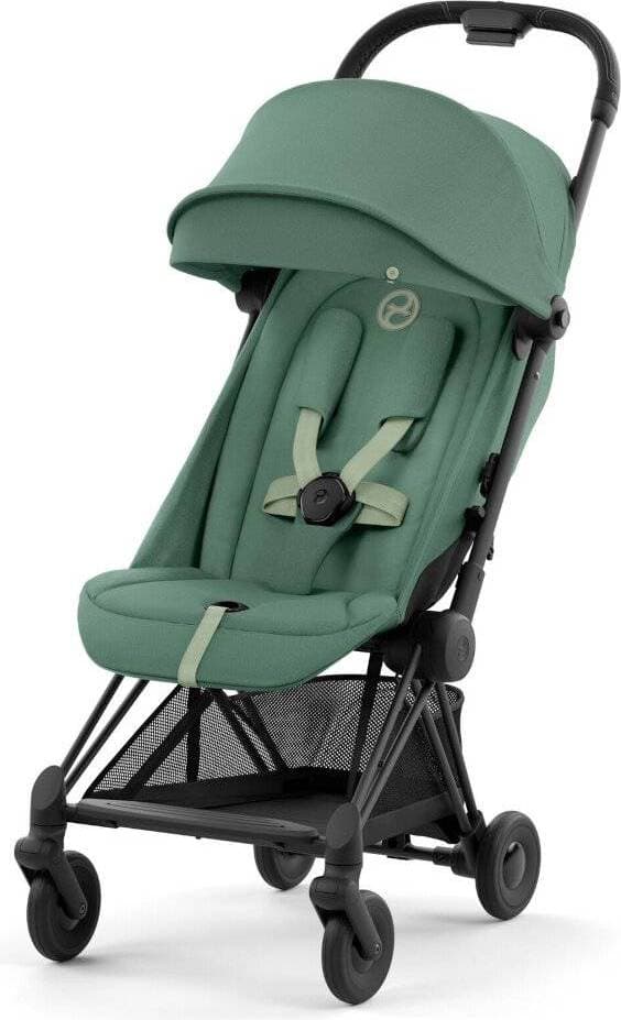 Cybex Coya Matt Black Leaf Green