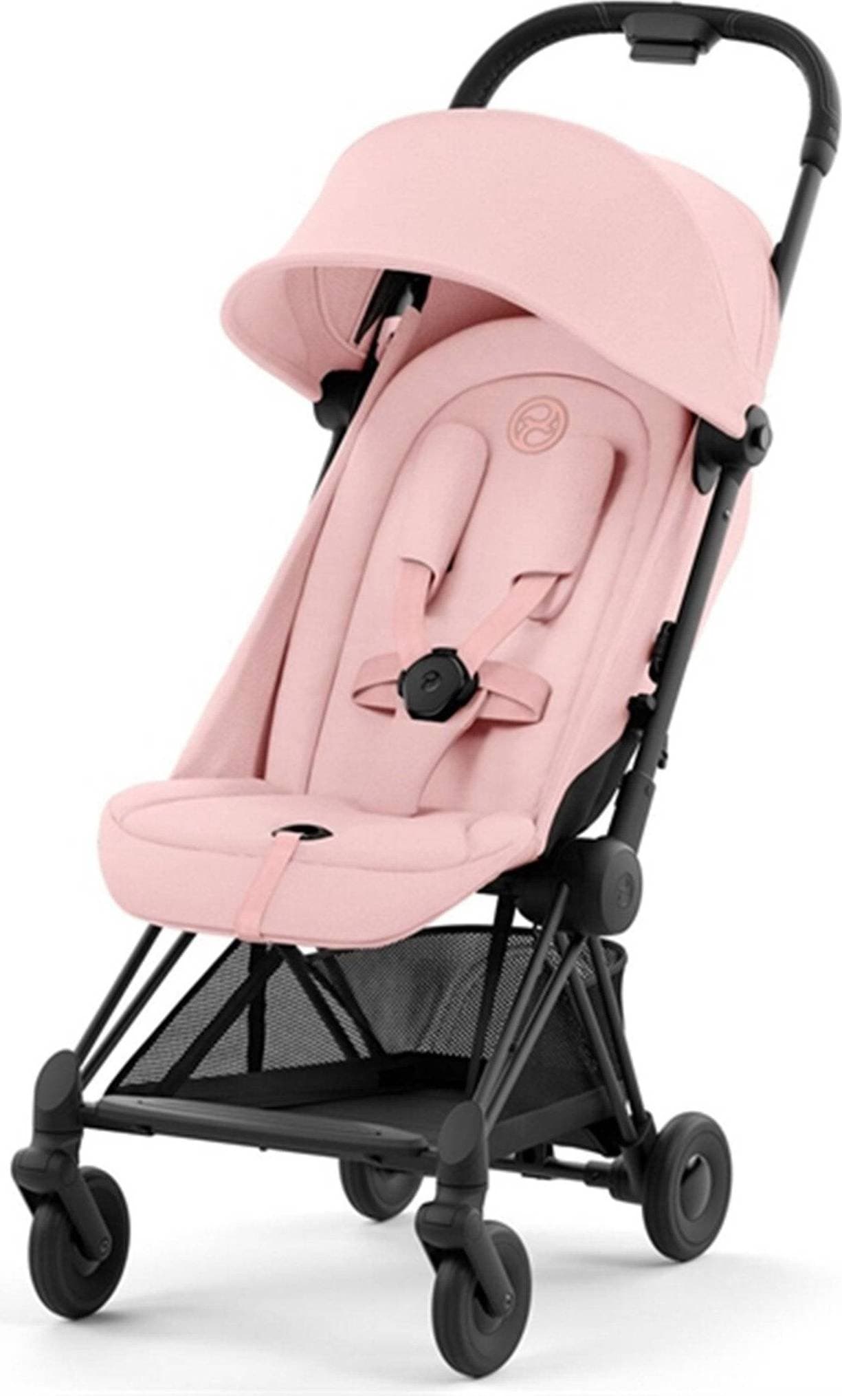 Cybex Coya Matt Black Peach Pink
