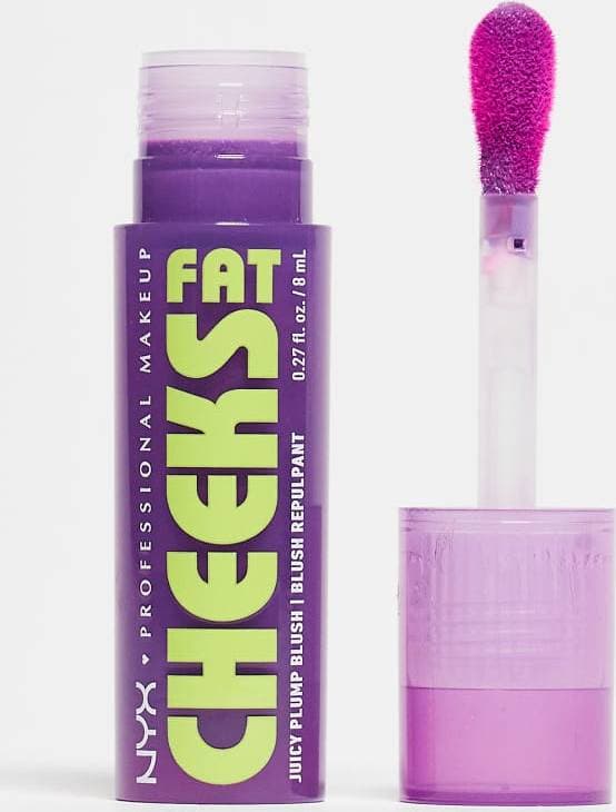 NYX Fat Cheeks Juicy Liquid Blush - Blueberry Burst-Lila