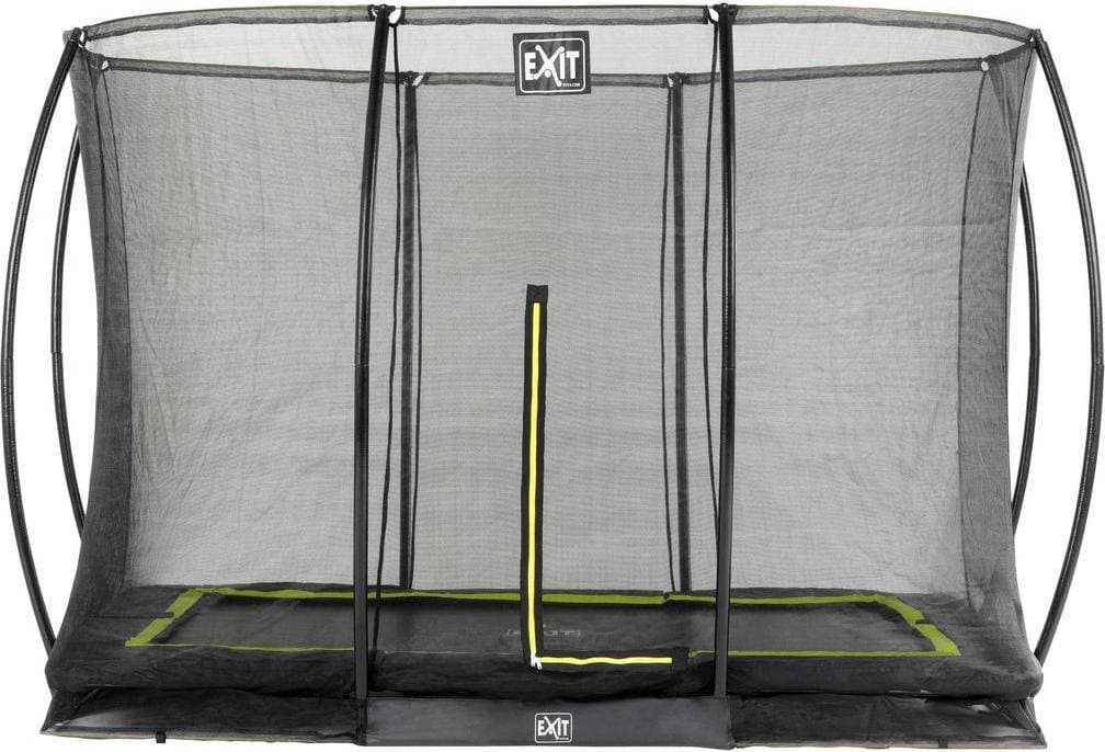 Exit Toys Silhouette Ground Trampoline 214x305cm + Safety Net Black