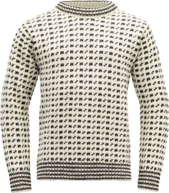 Devold Original Islender Wool Sweater - Offwhite/Anthracite