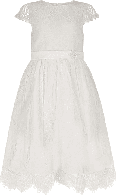 Happy Girls Lina Christening Dress - White