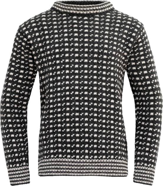 Devold Original Islender Wool Sweater - Anthracite/Offwhite
