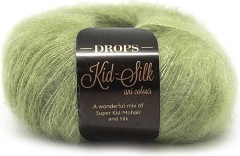 Drops Design Kid Silk Uni Colour Apple Green 210m