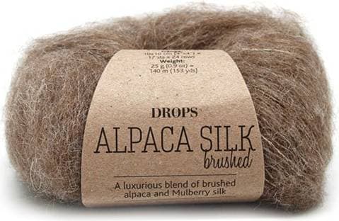 Drops Design Brushed Alpaca Silk Uni Colour Beige 140m