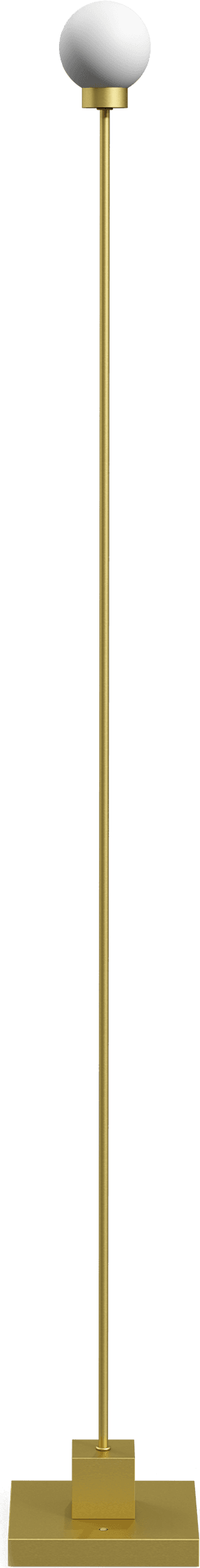 Northern Snowball Portabel 122 cm Mässing Guldfärgad Golvlampa