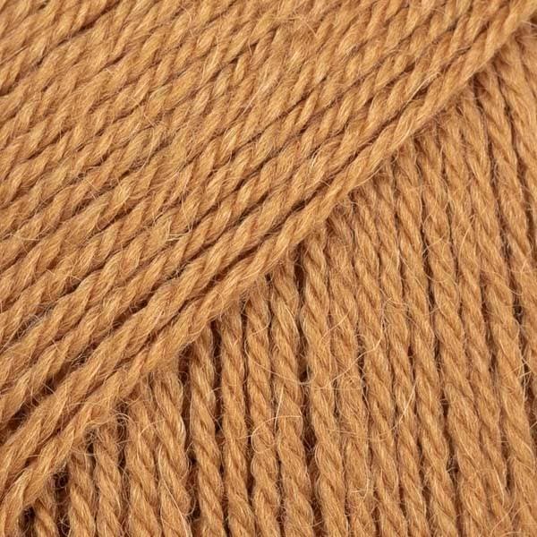 Drops Design Flora Uni Colour Caramel 210m