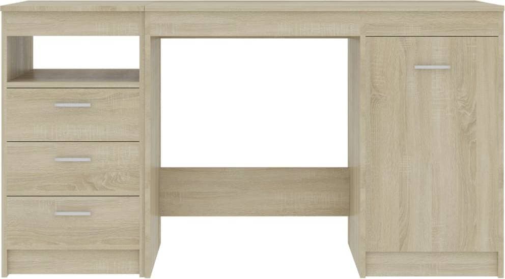 vidaXL 3054783 Sonoma Oak Skrivbord 50x140cm 2st
