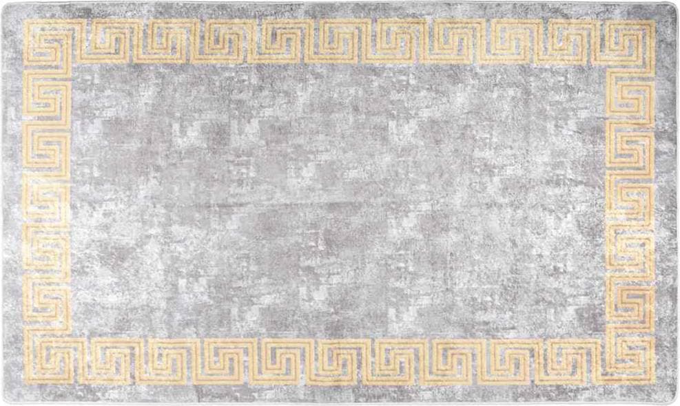 vidaXL Washable Grå, Guld 120x180cm