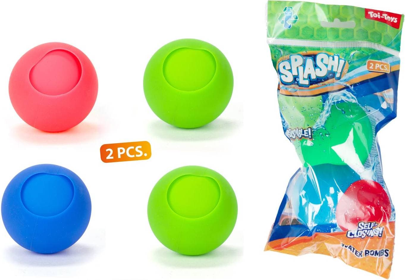 Splash Water Balloon Reusable 2 pcs