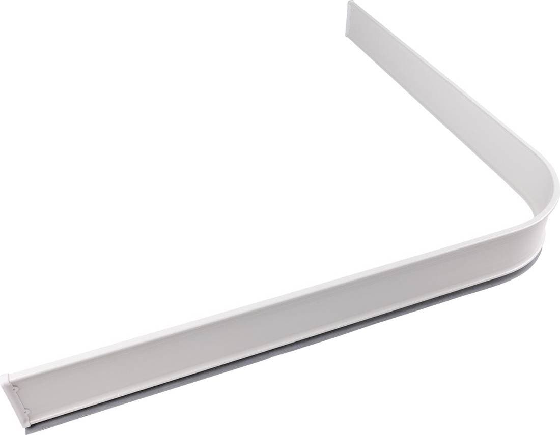 WatWin Duschsarg Robust Vit 92x92 cm Aluminium
