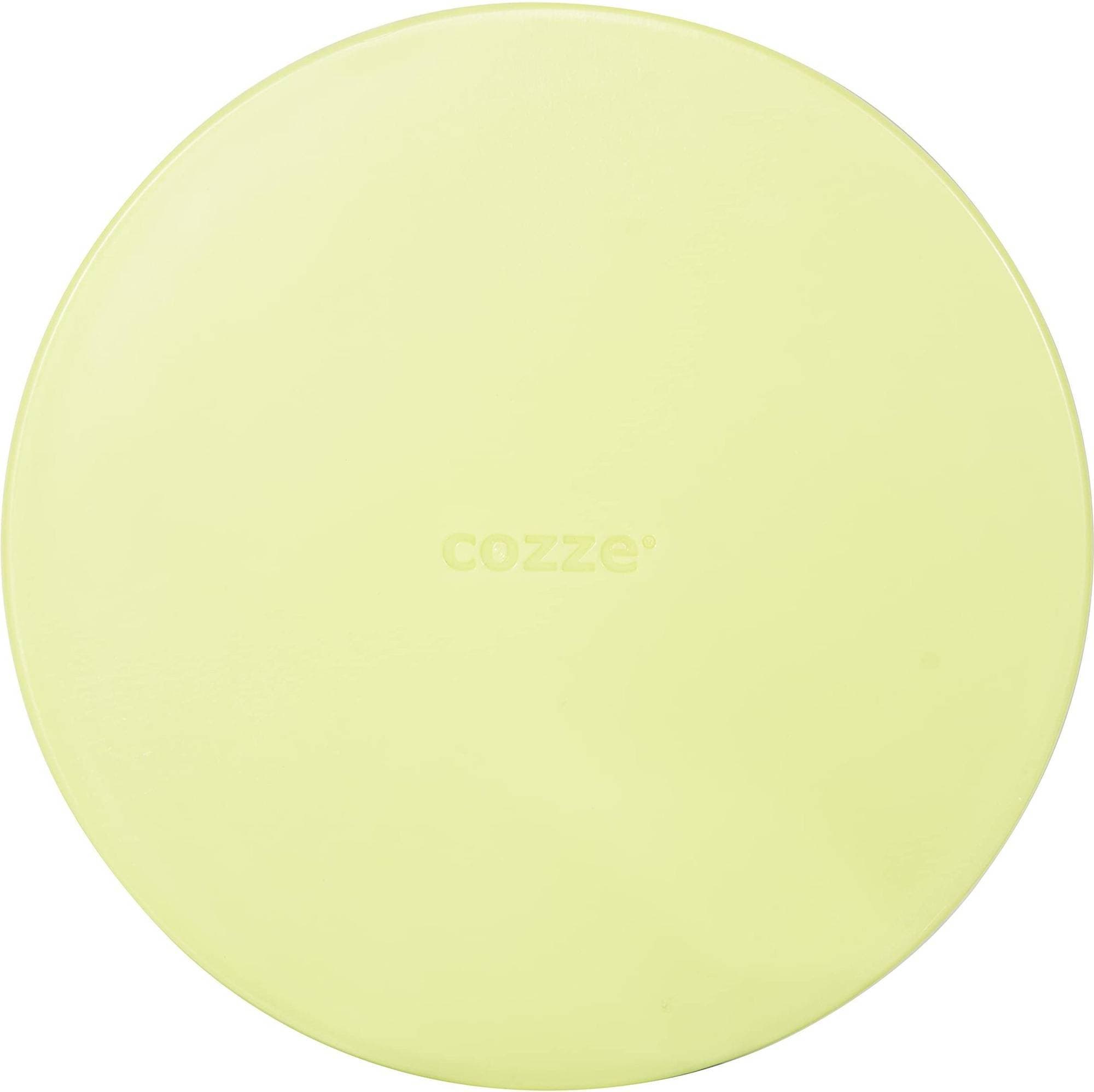 Cozze Pizzabord Plast Ø350x10 mm Ljusgrön Ostbricka 35cm