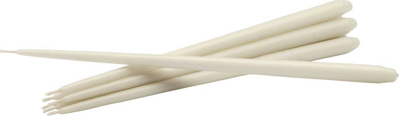 STOFF Nagel Taper Candles Box 29x1 3 Box White Stearinljus 29cm 6st