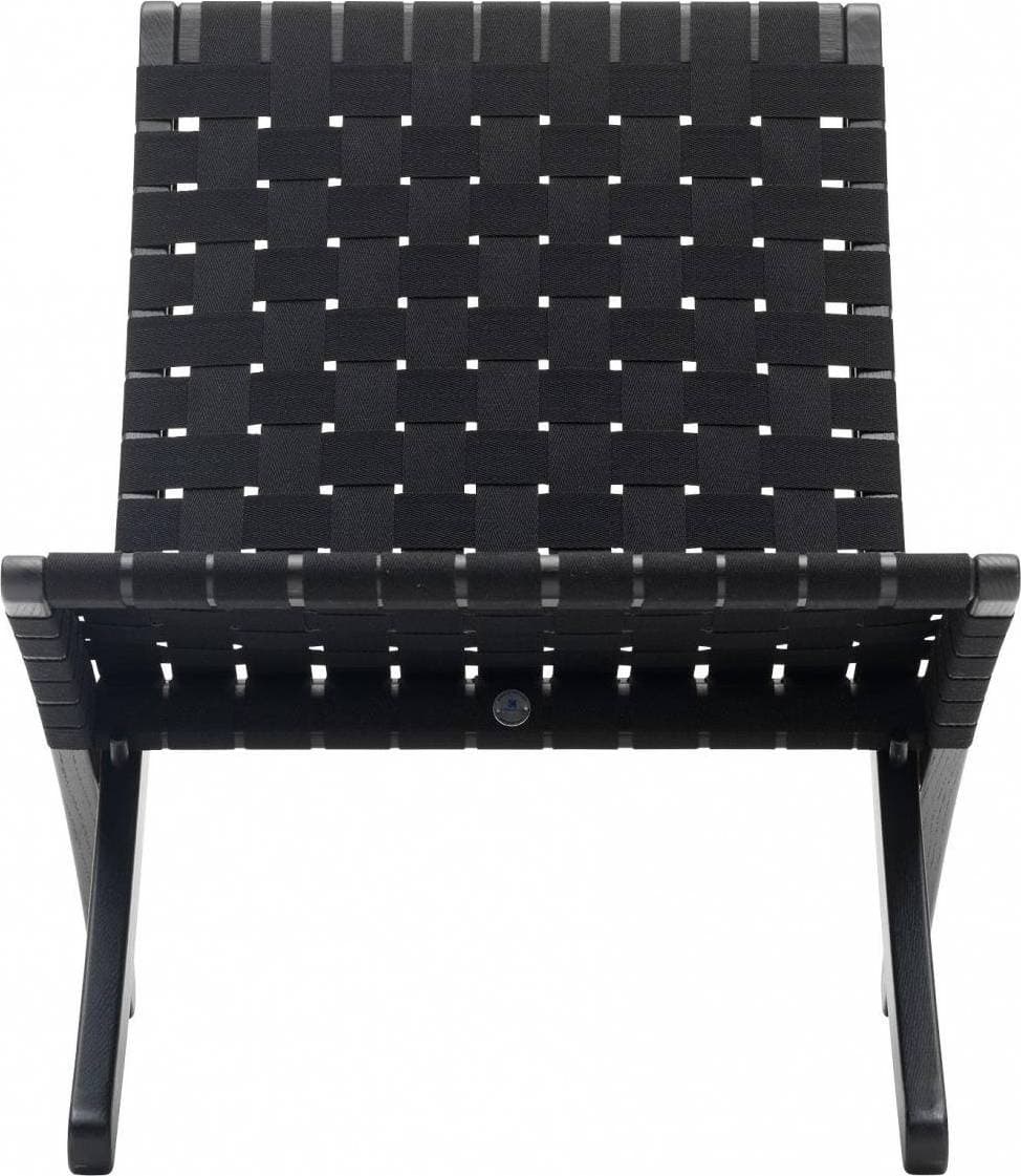 Carl Hansen & Søn MG501 Cuba Cotton Black Loungestol 76cm