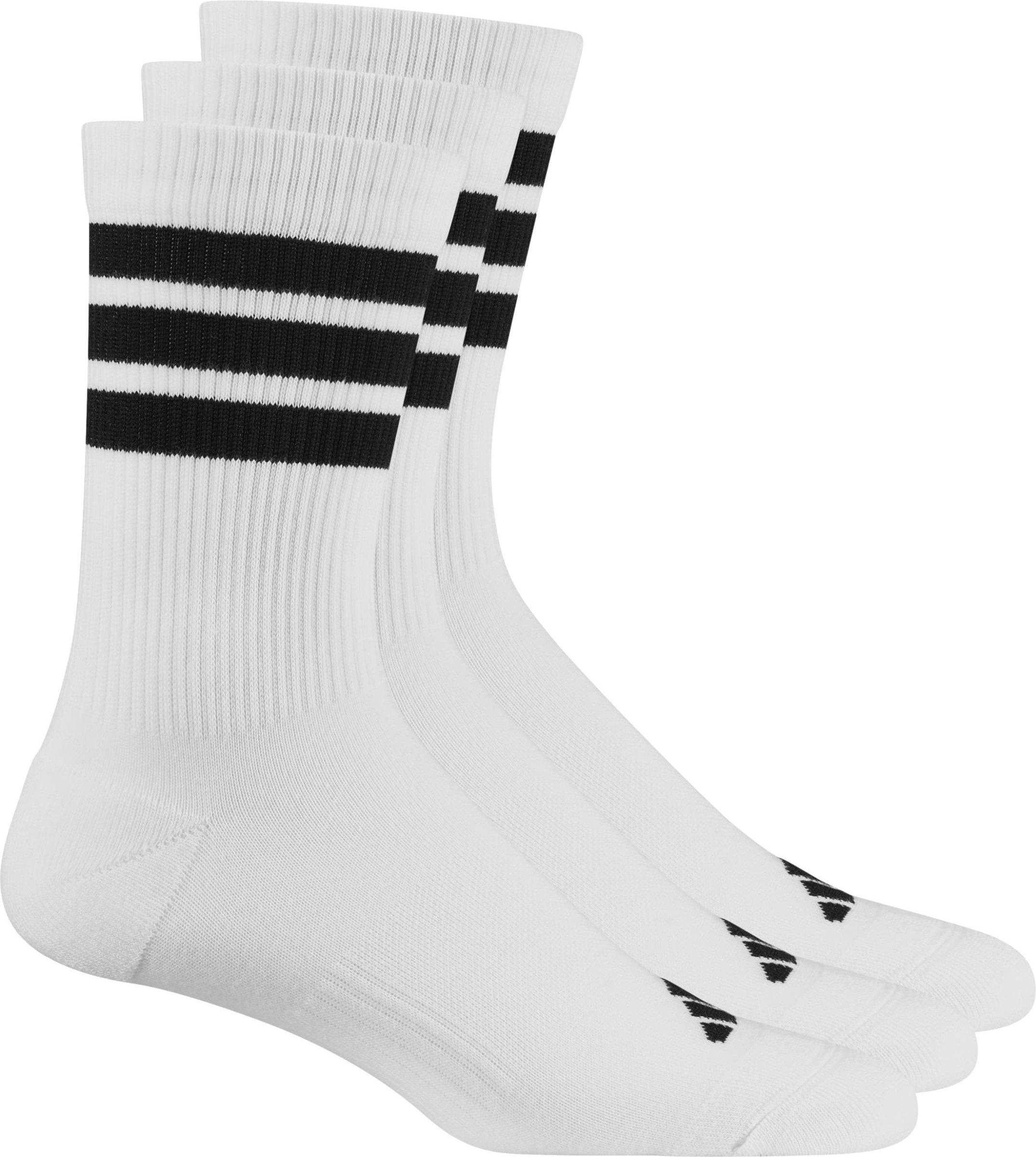adidas Cushioned Crew Socks 3-Pack - White/Black