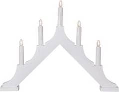 Star Trading Ljusstake Alma Vit 44 cm 219-90 Adventsljusstake