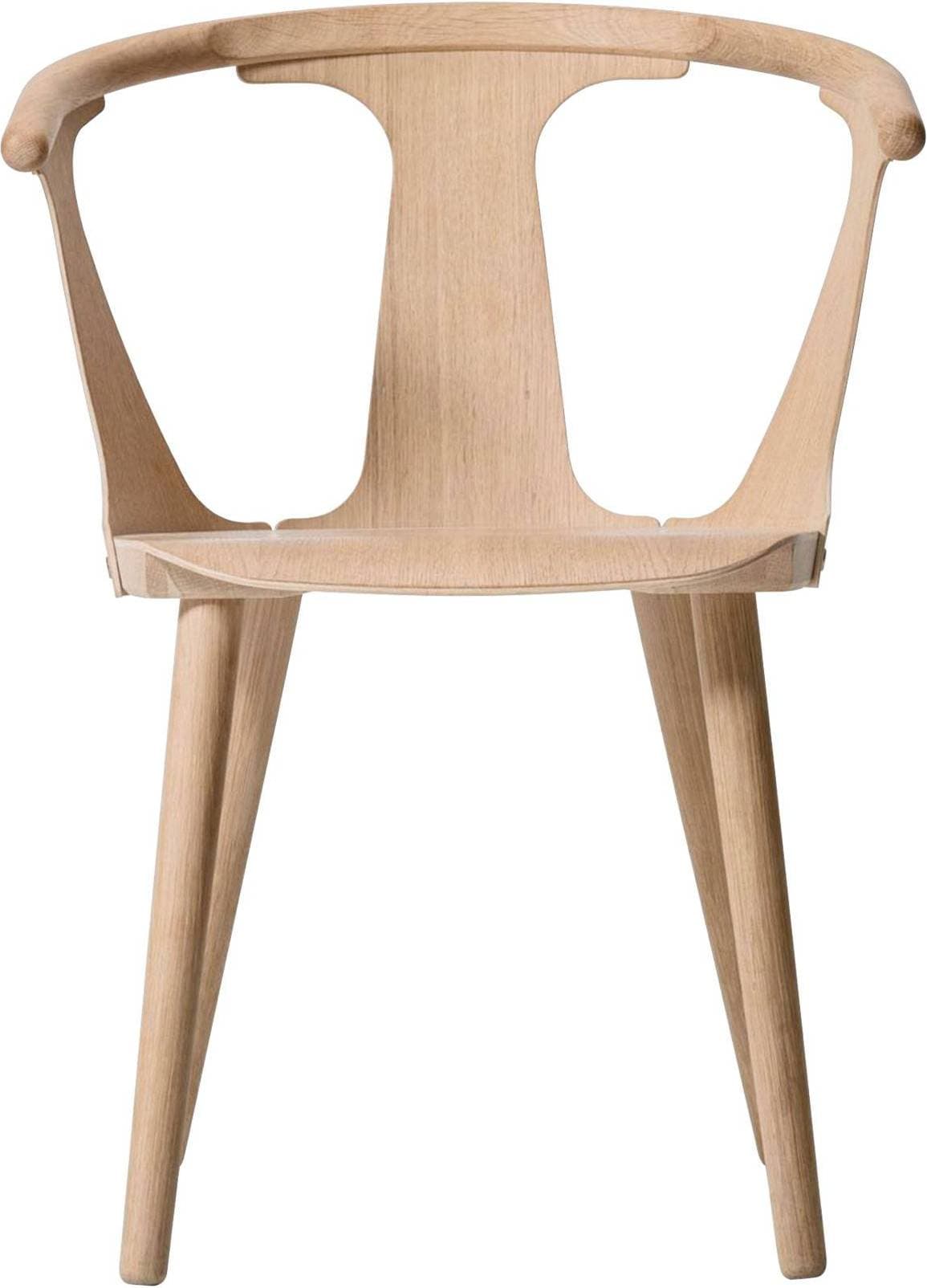 &Tradition In Between SK1 White Oiled Oak Chair Köksstol 77cm