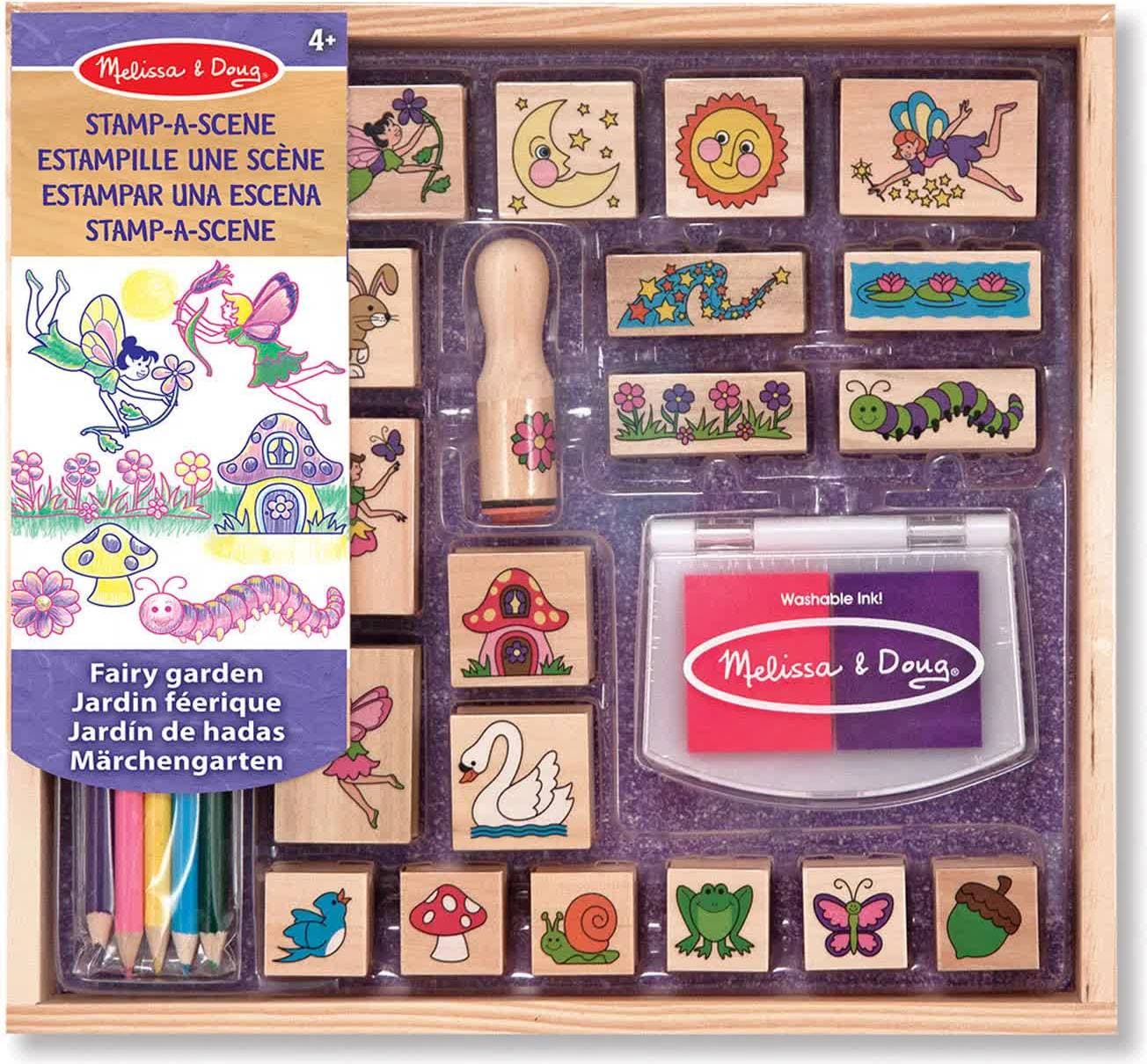 Melissa & Doug och Stämpelset Äventyrsträdgård