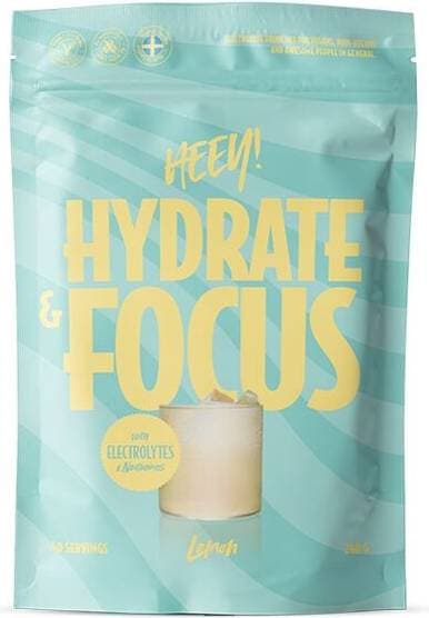 Heey! Heey! Hydrate & Focus Elektrolyter + Nootropics Lemon Kosttillägg