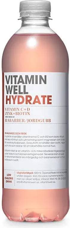 Vitamin Well Hydrate Jordgubb/Rabarber 1 st