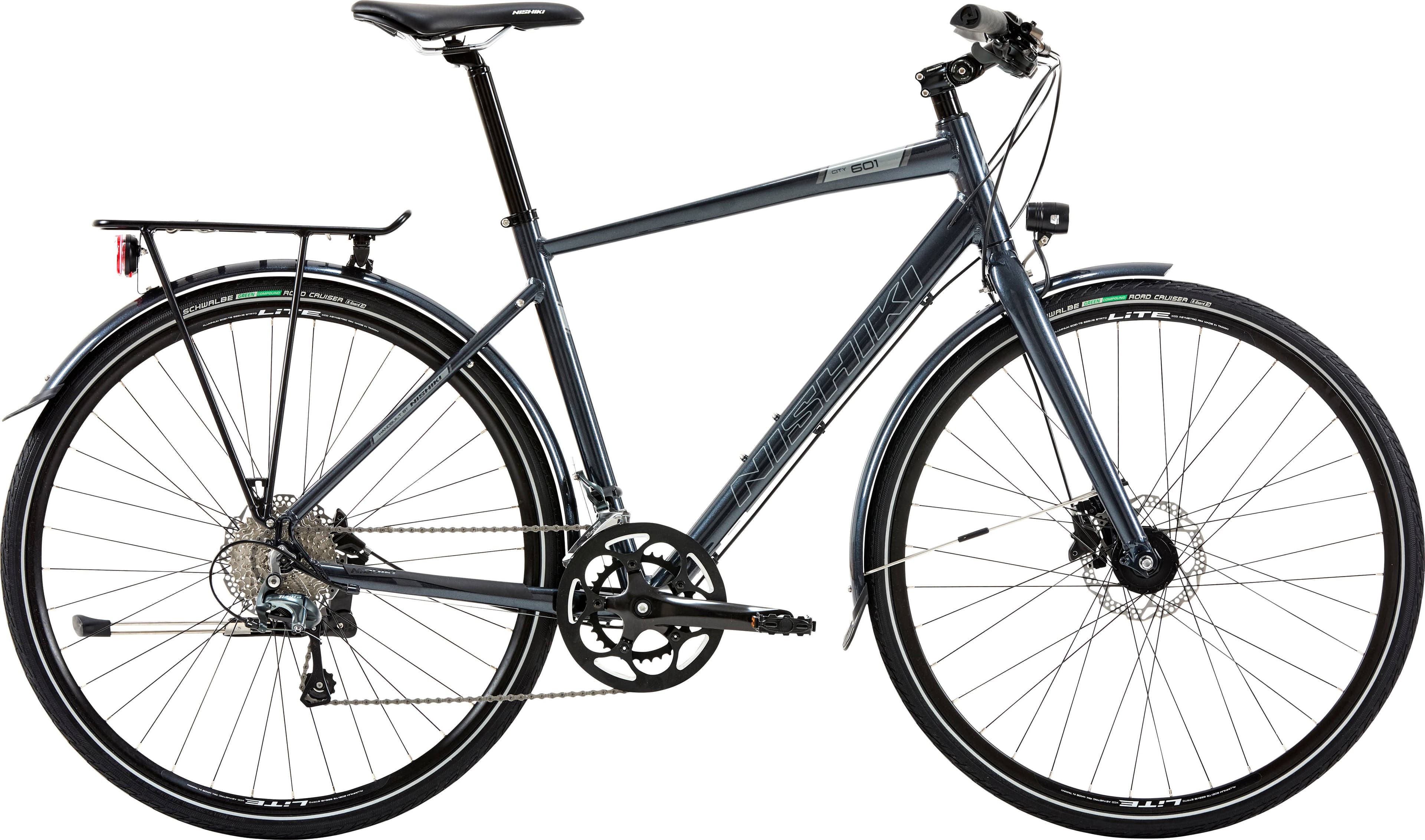 Nishiki City 601 Herr Tourmaline Gray L Herrcykel