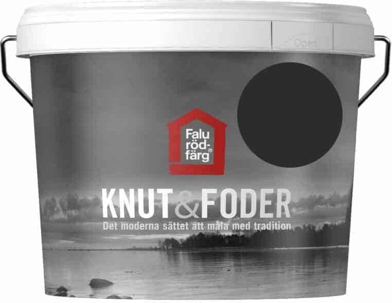 Falu Rödfärg KNUT & FODER Träfasadsfärg, Träfärg 3L