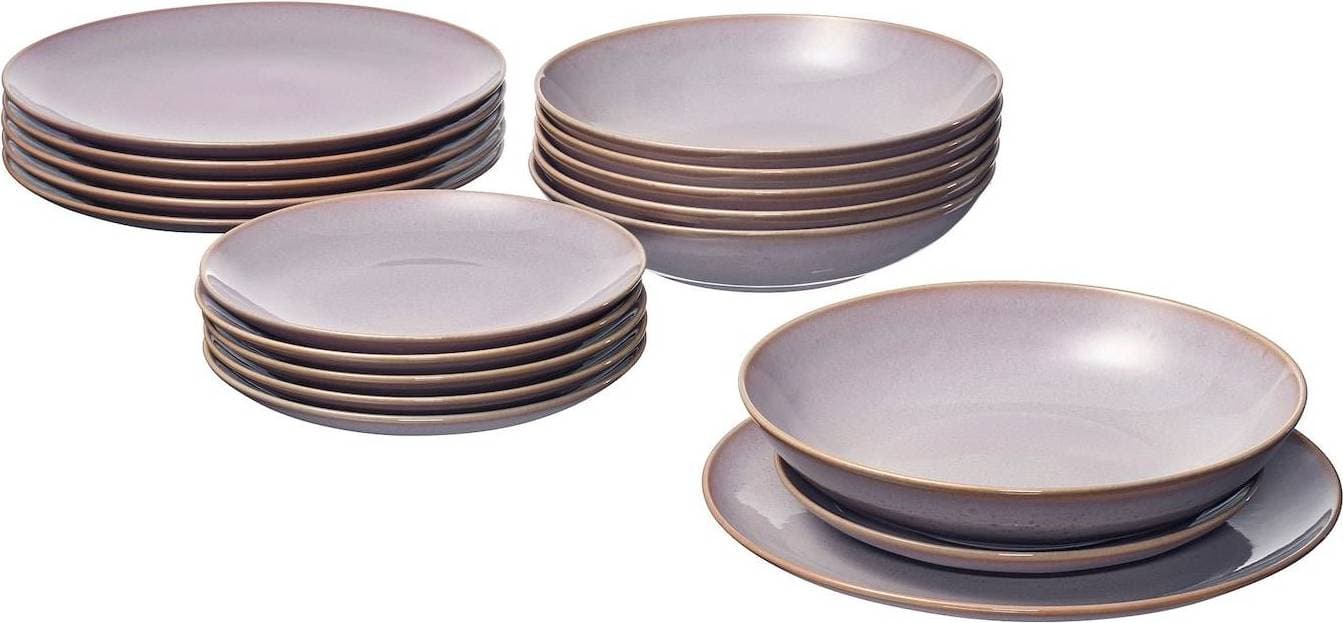 IKEA Färgklar Servis 18 Delar Ljusrosa Tallriksset 18st