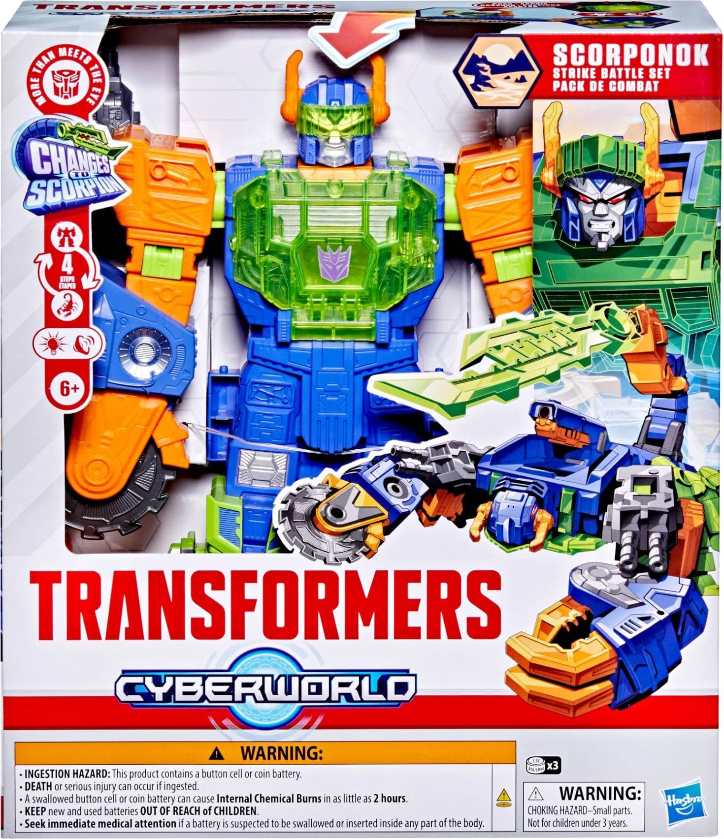 Hasbro Cyberworld Scorponok Strike Battle Set 35 cm