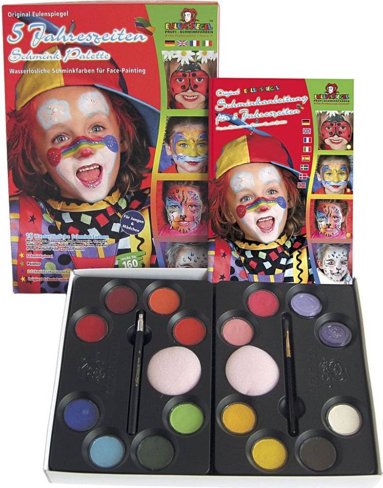 Eulenspiegel Water Makeup Set with Step by Step