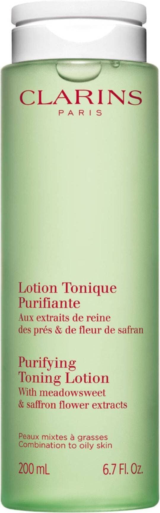 Clarins renande toning lotion, ängsött saffran blomextrakt 200ml