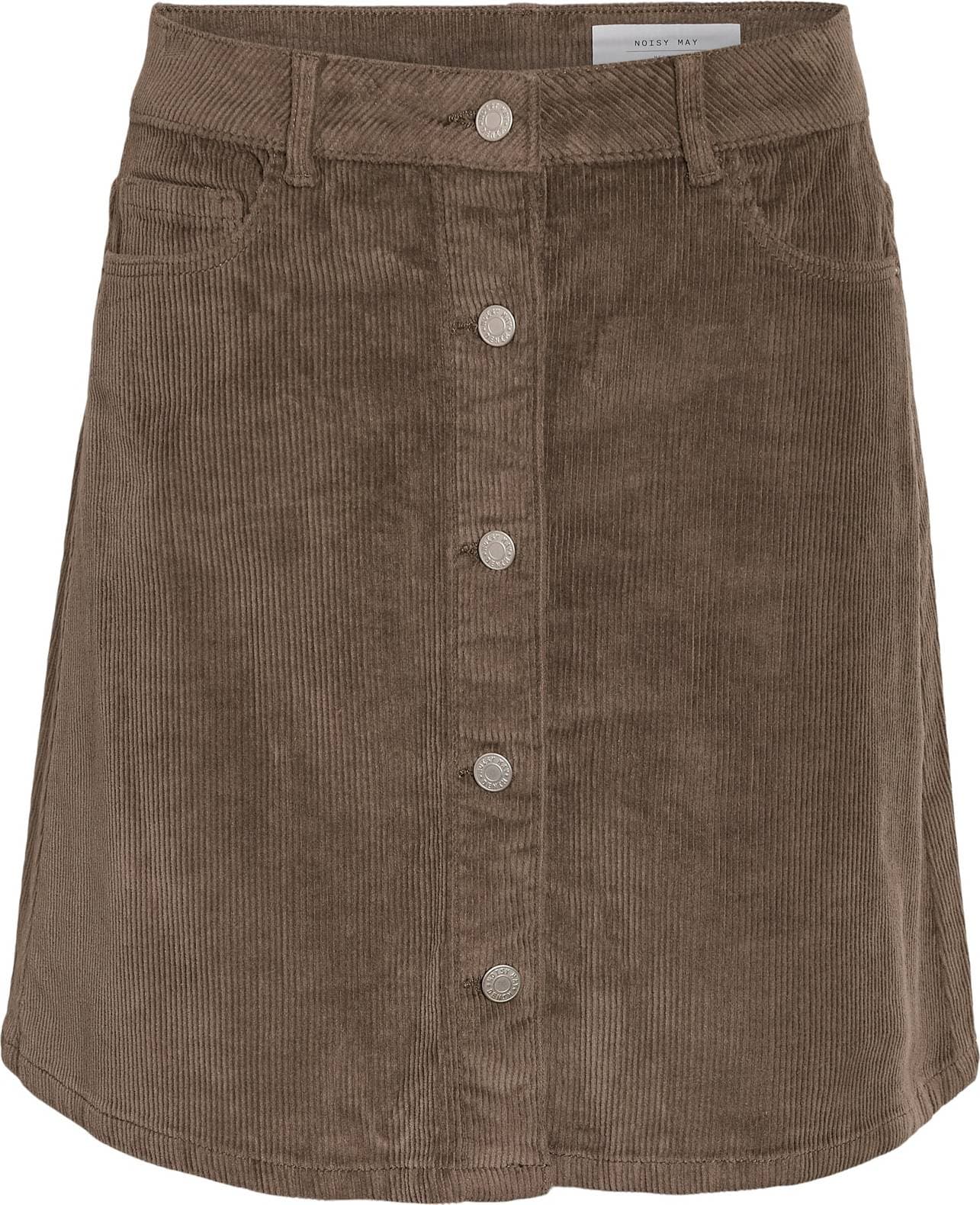 Noisy May Nmronnie NW A Shape Skirt - Mörkbrun