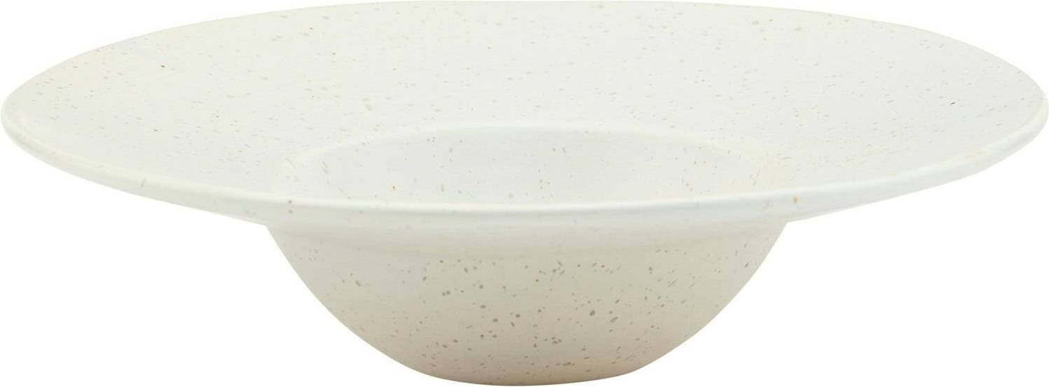 House Doctor Pion Grey White Djup tallrik 25cm