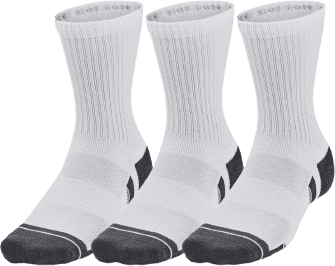Under Armour 3-pack Performance Cotton Mid Socks - White