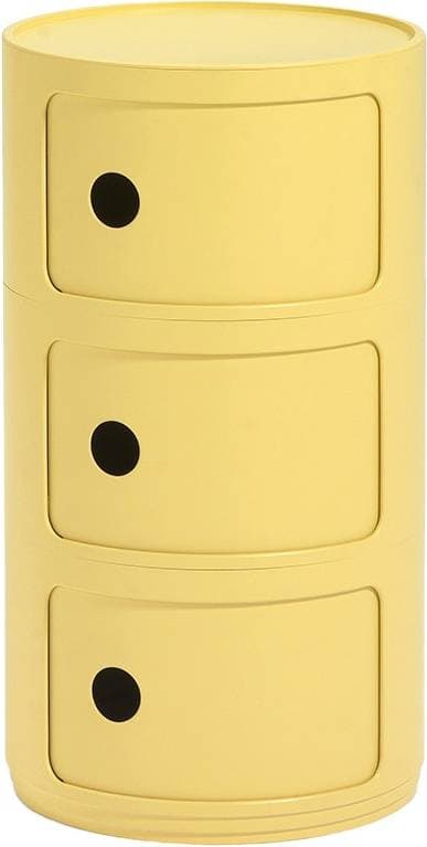 Kartell Componibili Bio Förvaring Pastellgul 05970GI Förvaringsskåp