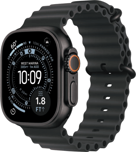 Apple Watch Ultra 3 Ocean Band - Svart