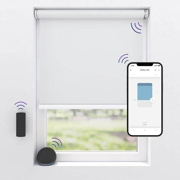 MotionBlinds Trådlös Elektrisk Mörkläggningsrullgardin 150x190cm