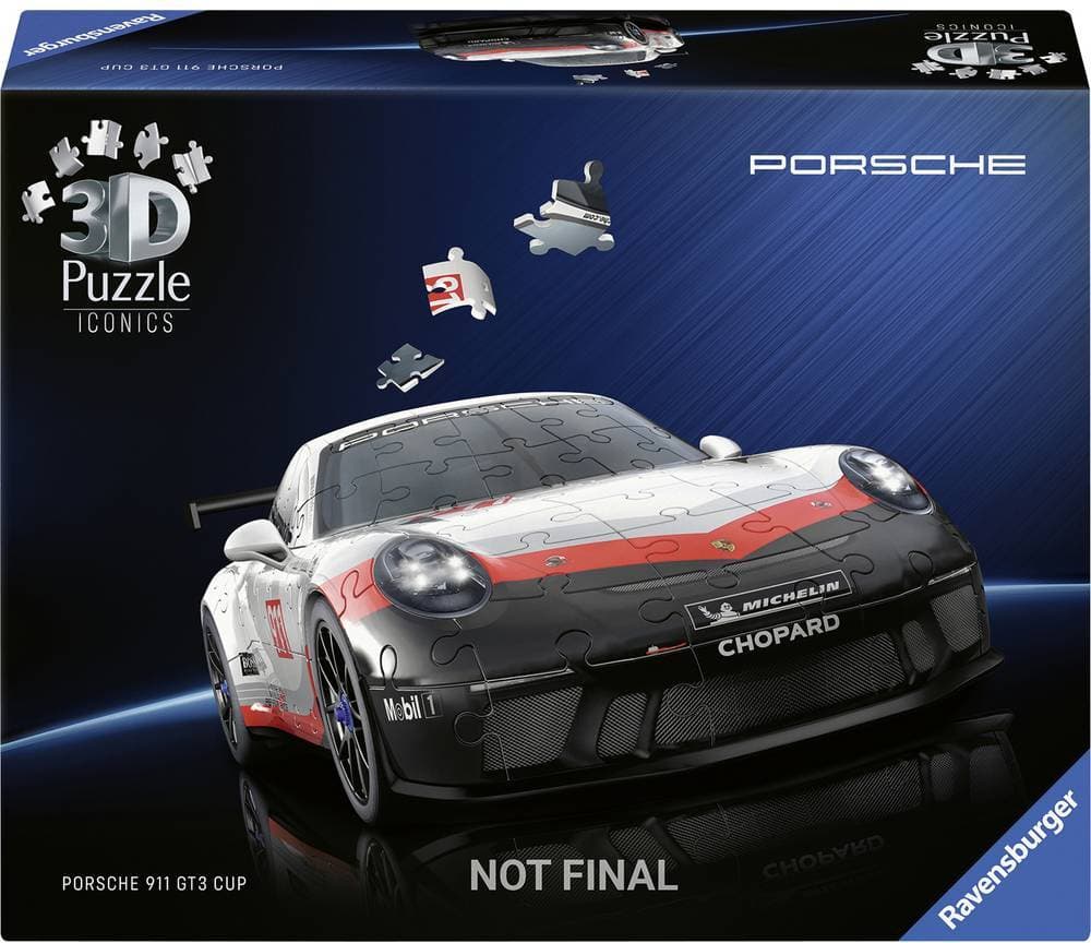 Ravensburger Porsche GT3 Cup 3D Puzzle 108pc