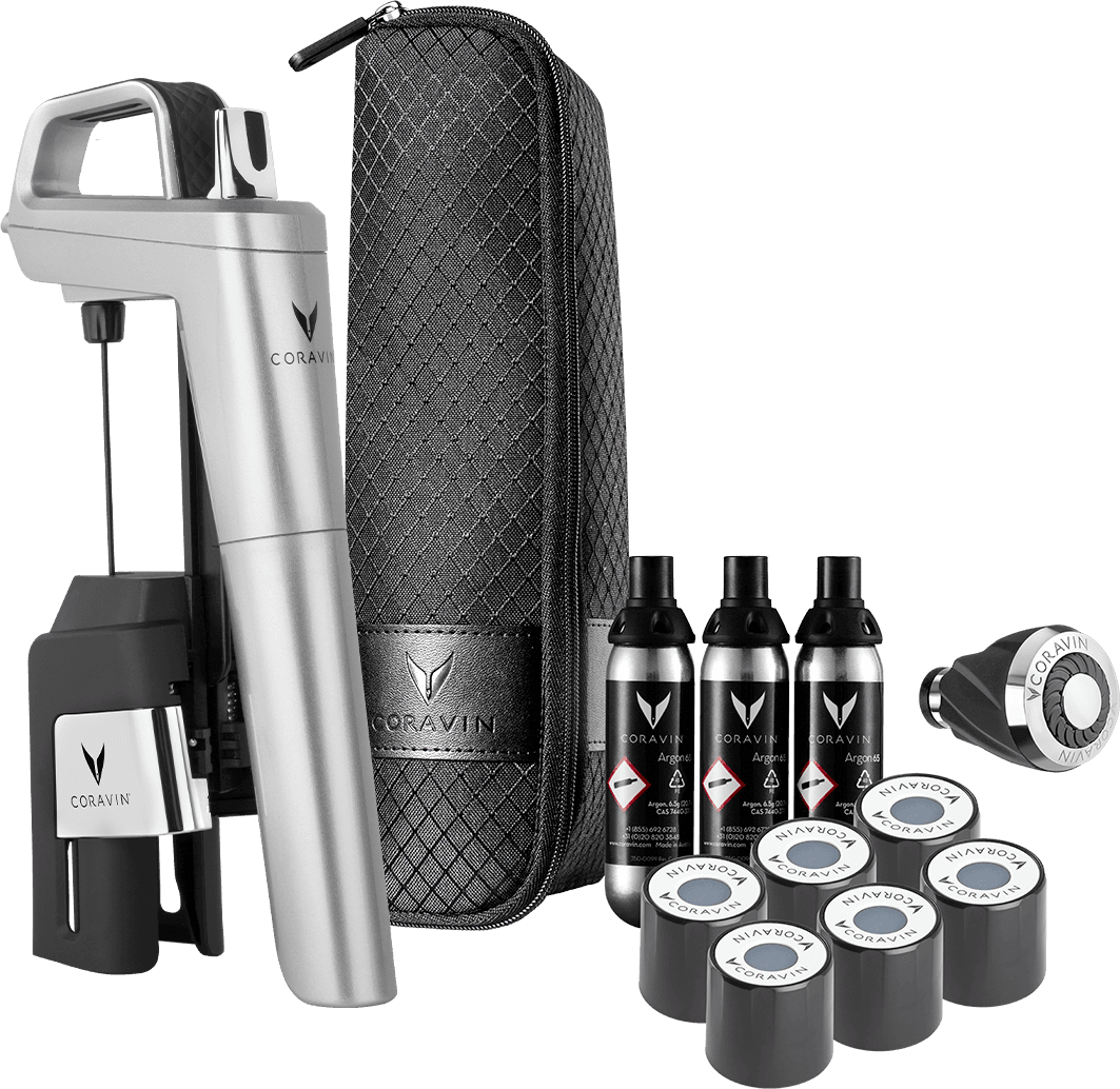 Coravin Timeless Six Plus Vinsystem Silver Vinpump