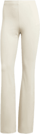 adidas Essentials Small Logo Flared Tights - Beige/White