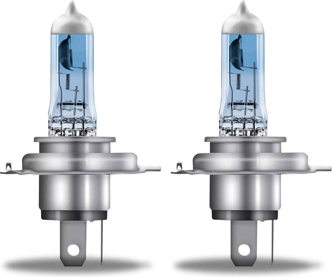 Osram COOL BLUE INTENSE H4, 100% mer ljusstyrka, upp till 5 000K, halogenstrålkastare, LED-utseende, Single Blister 1 lampa