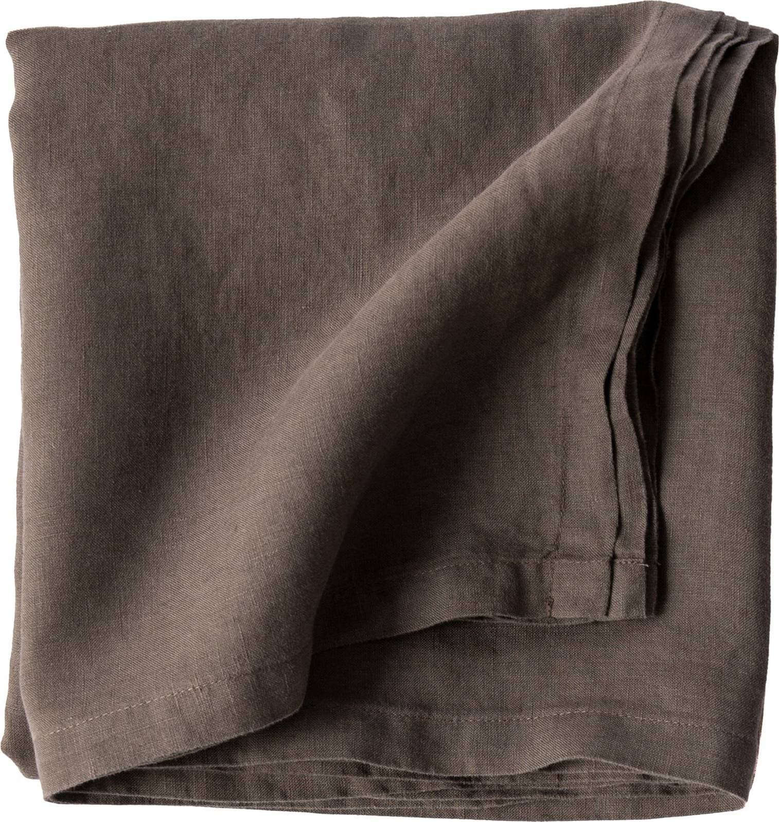Tell Me More Linne Taupe 175x175 cm - Grå Bordsduk Brun