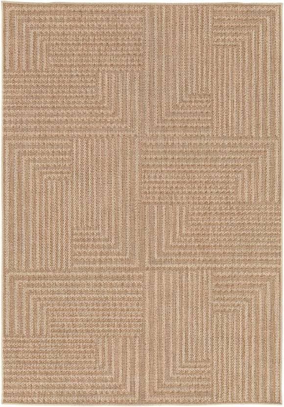 Hillerstorp Belle Utomhusmatta Beigebrun 340x240 cm Brun, Beige cm
