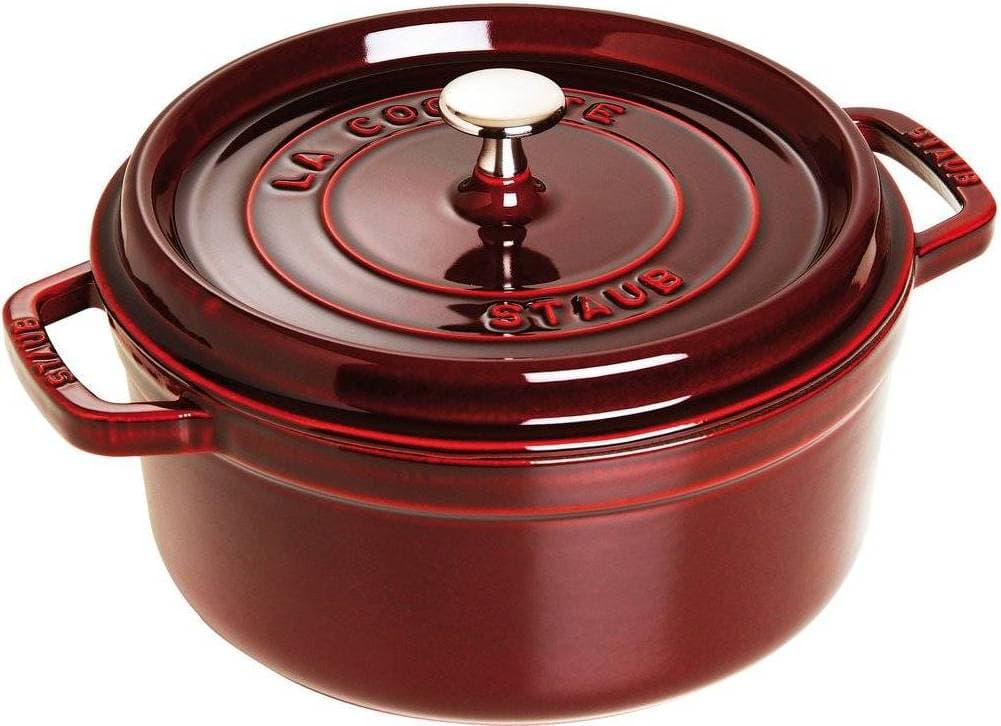 Staub La Cocotte Rund Gryta Gjutjärn 5 2 L 26cm med lock 5.25 L 26 cm