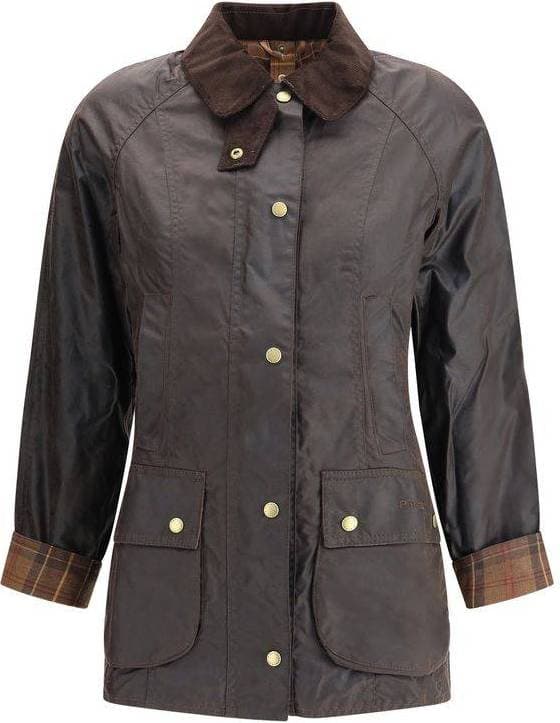 Barbour Beadnell Wax Jacket Dam - Rustic
