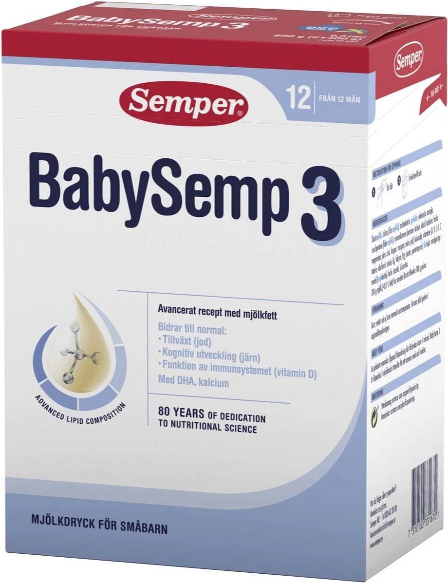 Semper BabySemp 3 Mjölkdryck 800 800g