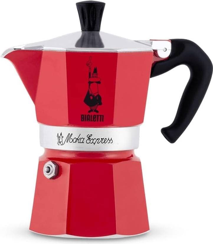 Bialetti Moka Express Red 6 Cups