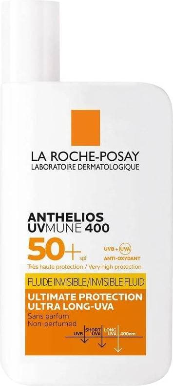 La Roche-Posay Anthelios UVMune 400 Invisible Fluid SPF50+ Non-Perfumed 50ml