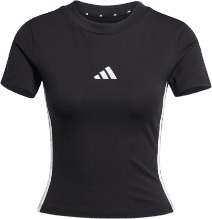 adidas Essentials 3-Stripes Slim Baby T-shirt - Black/White