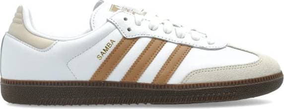 adidas Samba OG Vita Ljusbruna Sneakers - Vit